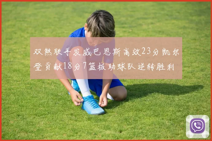 双煞联手发威巴恩斯高效23分凯尔登贡献18分7篮板助球队逆转胜利